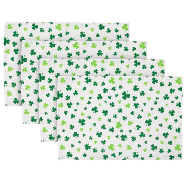 Northlight St. Patrick's Shamrock Placemats - Set of 4