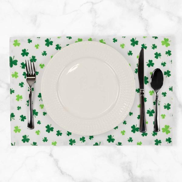Northlight St. Patrick's Shamrock Placemats - Set of 4 alternate view