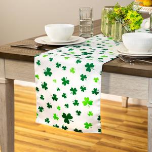 Northlight St. Patrick's Day Shamrock Runner - 12x72