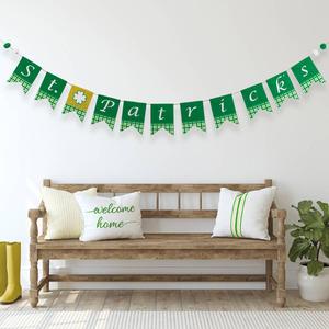 Northlight St. Patrick's Swallowtail Flag Wall Banner alternate view