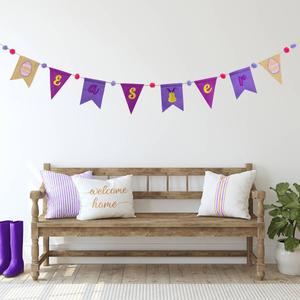 Northlight Embroidered Easter Hanging Wall Banner alternate view