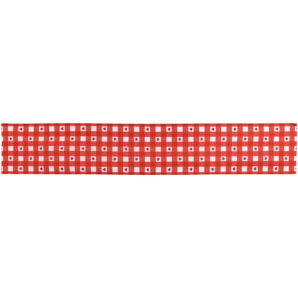 Northlight Valentine's Checkered Heart Table Runner - 12x72 alternate view