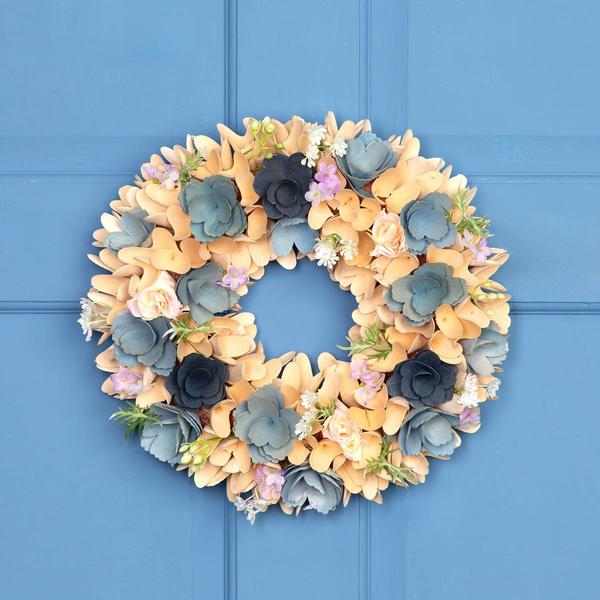 Northlight Mini Artificial Flowers Spring Wreath alternate view