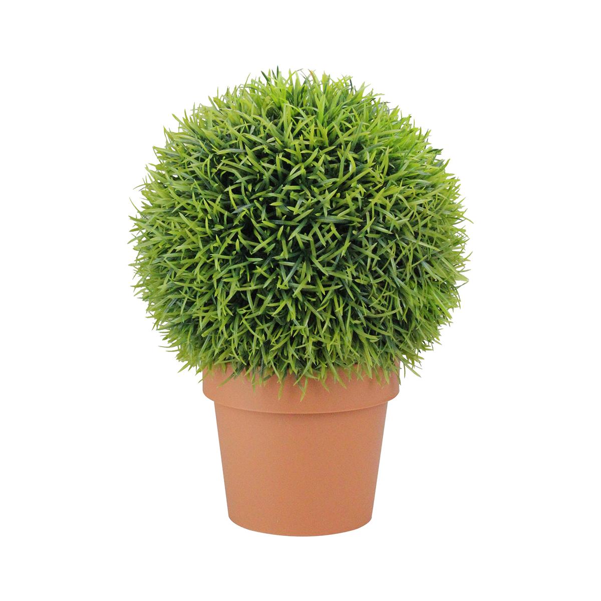 Northlight Seasonal 18 Artificial Pine Ball Topiary Plant