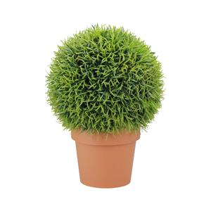 Northlight 18in. Potted Artificial Pine Ball Topiary Plant