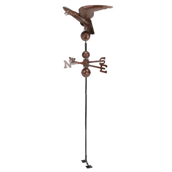 DAK 36in. Polished Eagle Outdoor Garden Weathervane alternate view