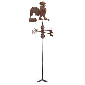 DAK 3ft. Chocolate Brown Rooster Outdoor Weathervane