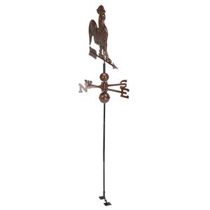 DAK 3ft. Chocolate Brown Rooster Outdoor Weathervane alternate view