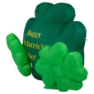 Northlight 60in. Inflatable Triple Shamrock Decoration alternate view