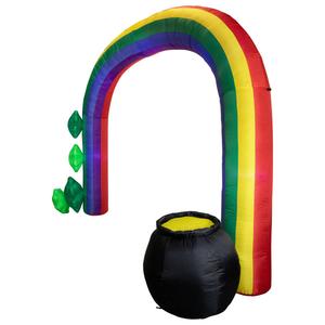 Northlight 13ft. Inflatable St. Patrick Rainbow Decor alternate view