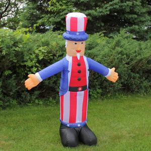Northlight Inflatable Lit Uncle Sam Outdoor Decor