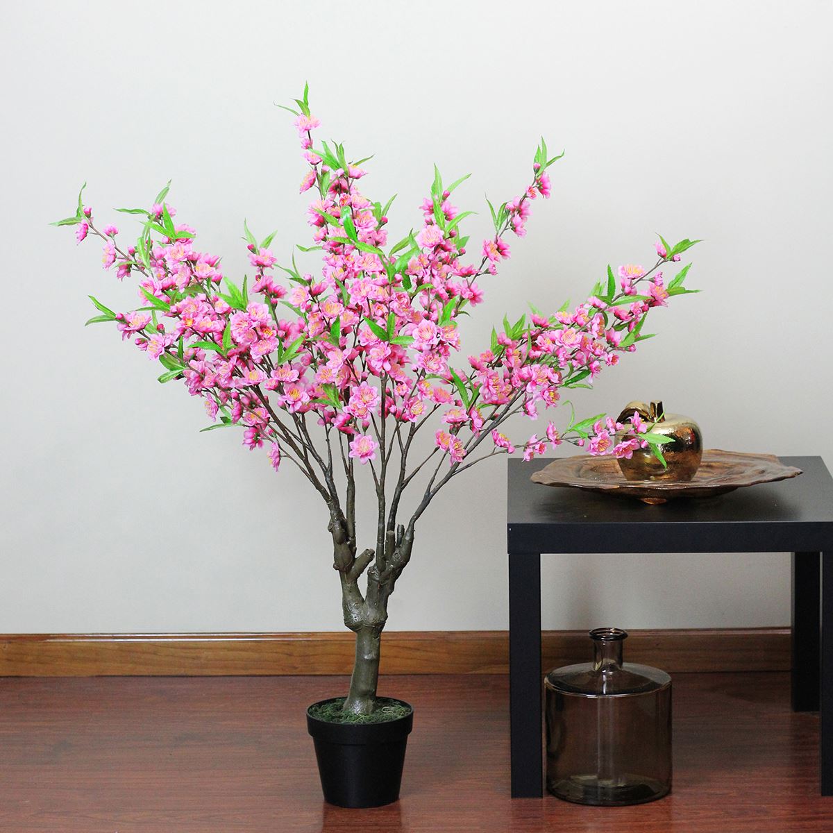 Northlight Seasonal 43.5in. Artificial Peach Floral Blossom Tree