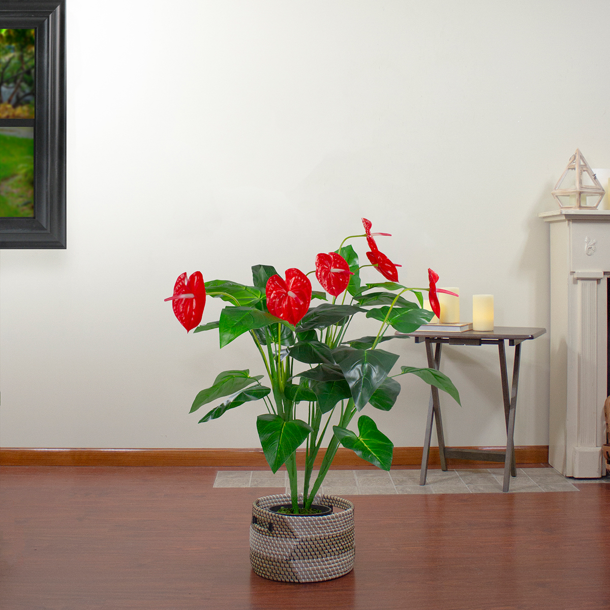 Northlight Seasonal 41 Artificial Anthurium Potted Plant