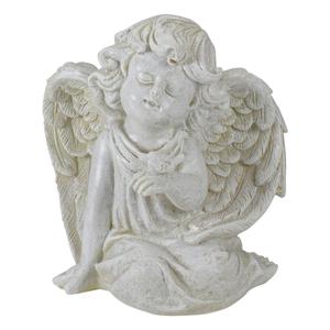 Northlight 6.5in. Sitting Cherub Angel with Bird
