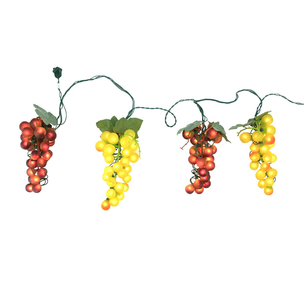Northlight Seasonal Tuscan Winery Grape Cluster Patio Light Set