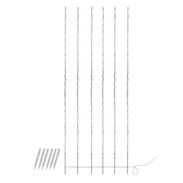 Northlight LED Lighted Branch Christmas Light Stakes