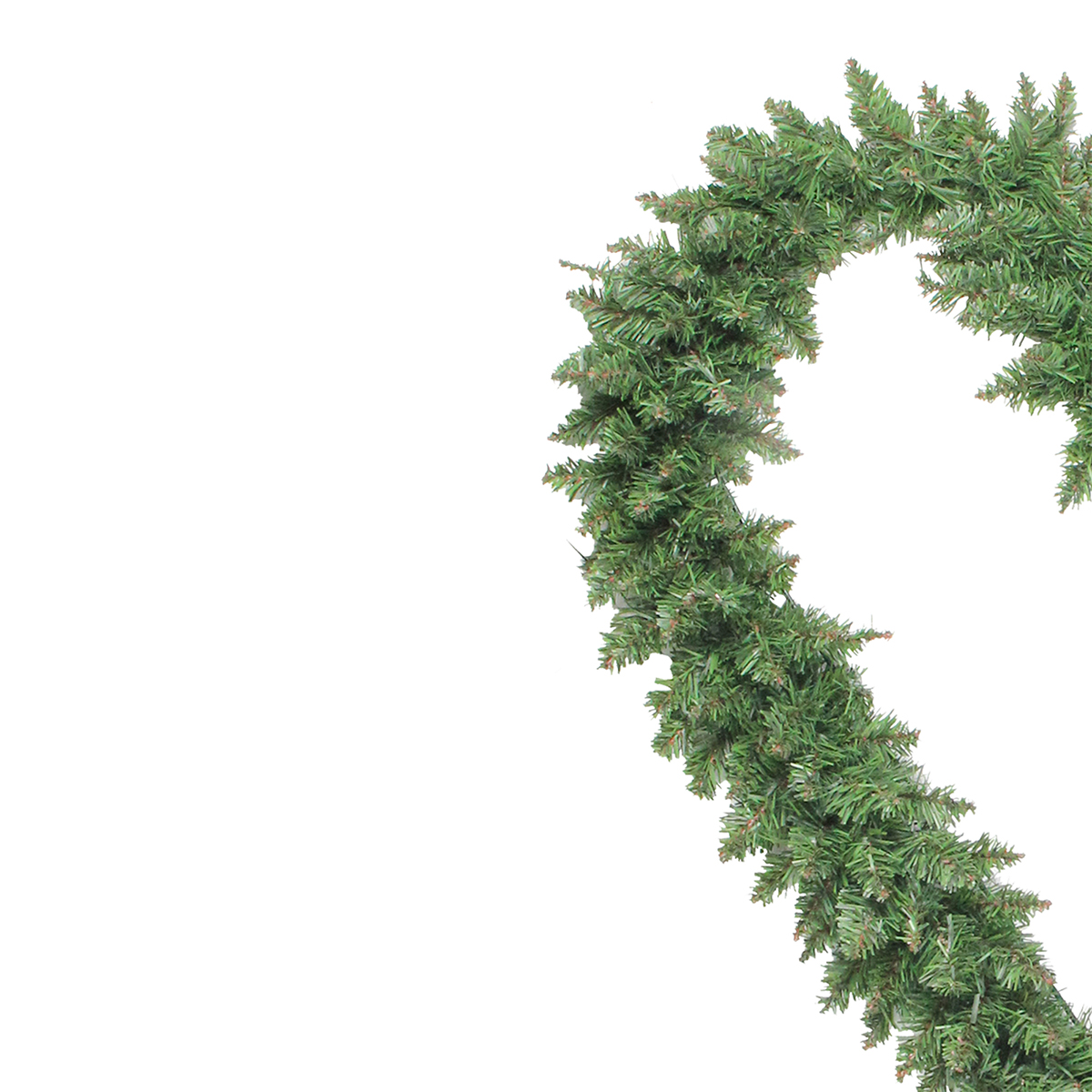 Northlight Seasonal 22 Artificial Pine Heart-Shaped Unlit Wreath