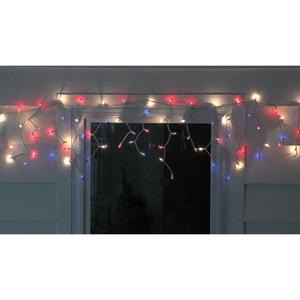 Northlight 105ct. Multi July 4th Mini Icicle Lights alternate view
