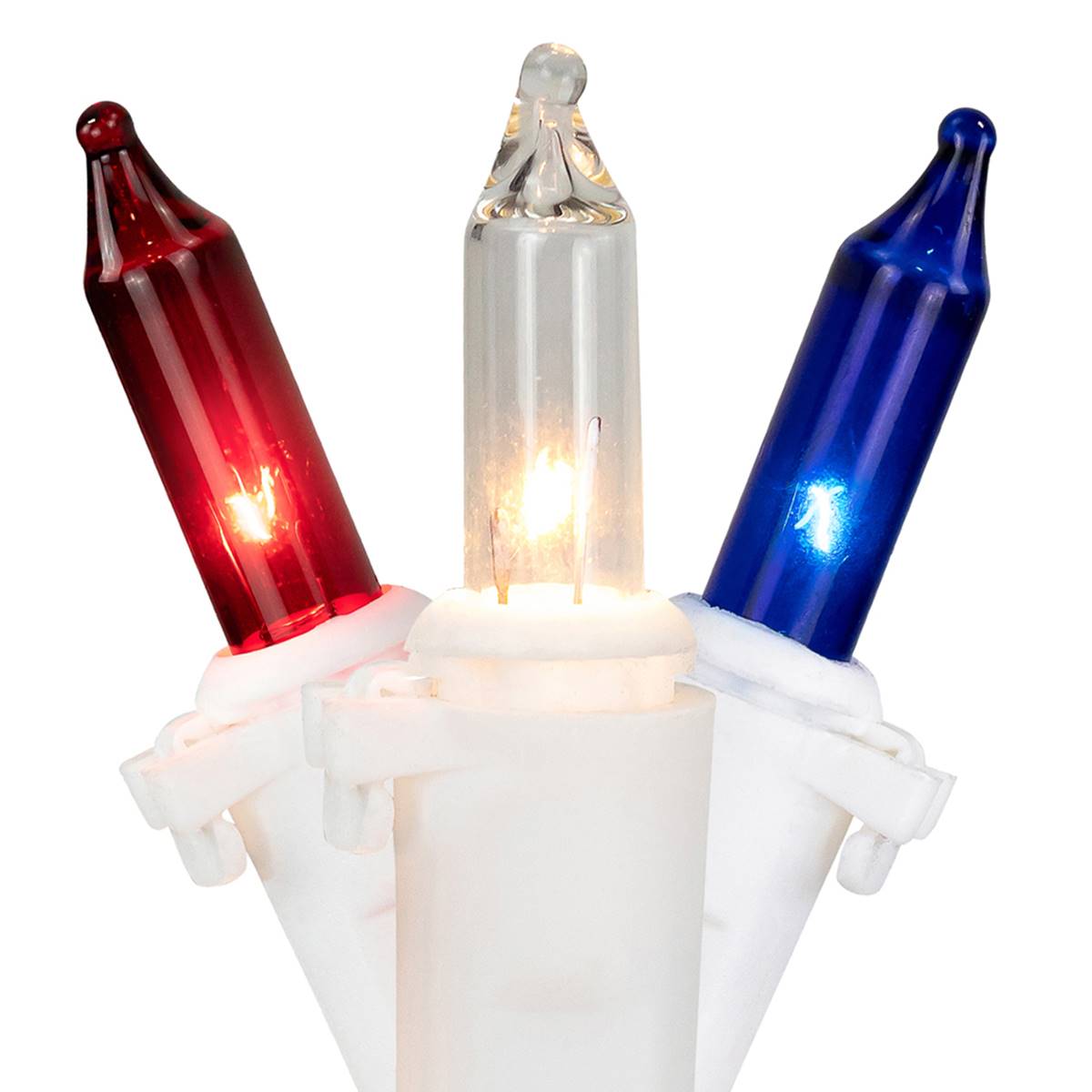 Northlight Seasonal 105ct. Multi July 4th Mini Icicle Lights