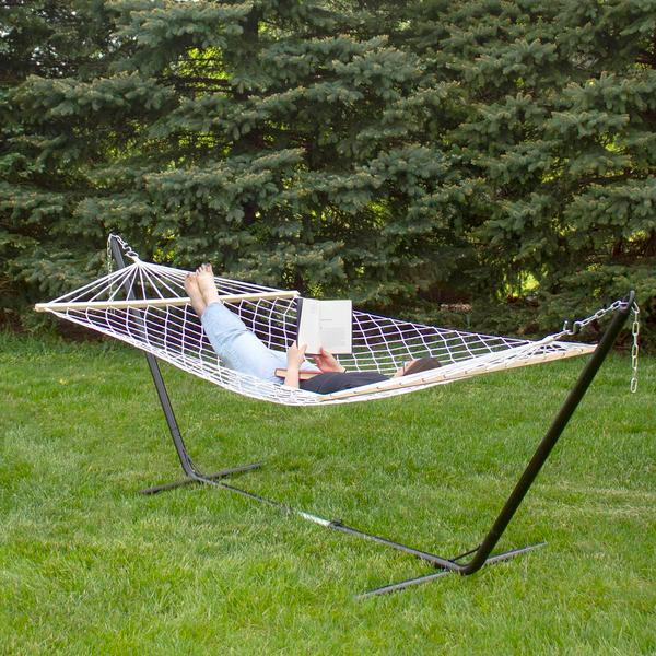 Northlight Lattice Pattern Rope Hammock alternate view