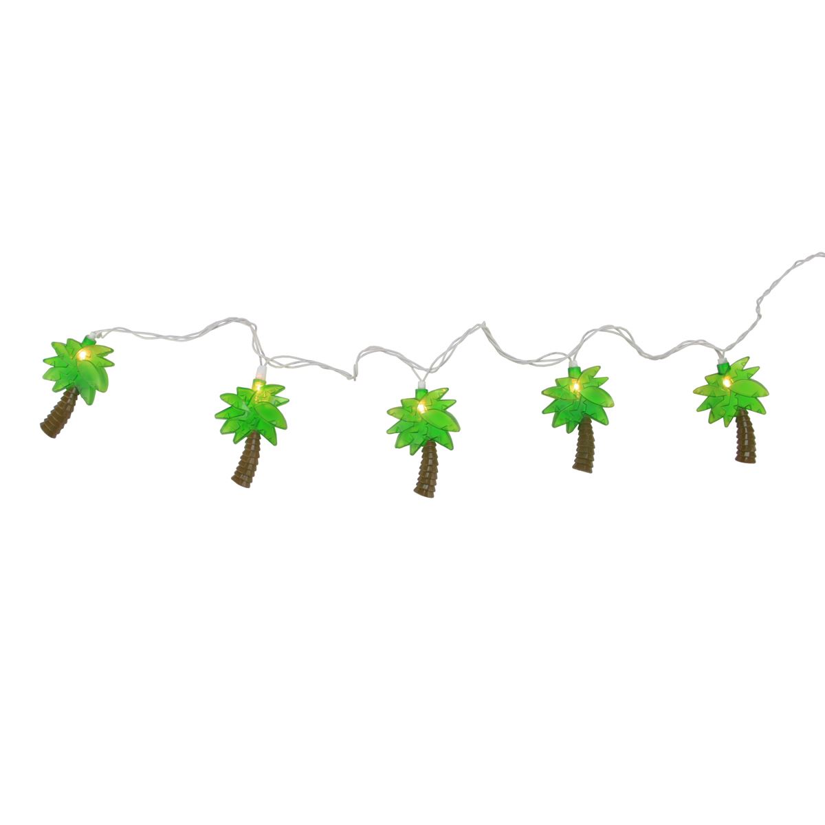 Northlight Seasonal Palm Tree Novelty Patio Lights - Set Of 10