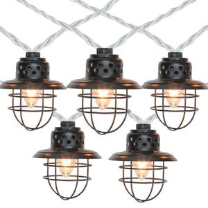 Northlight Caged Fisherman Lantern String Light Set