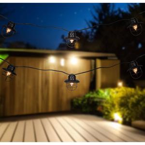 Northlight Caged Fisherman Lantern String Light Set alternate view