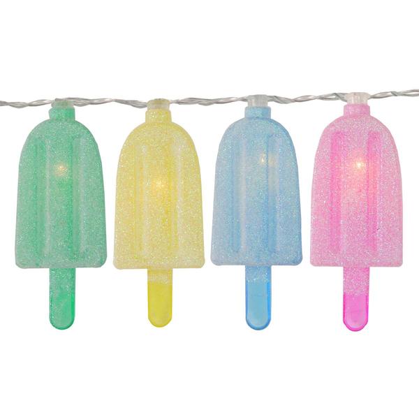 Northlight 10pk. 4.5ft. Ice Pop Summer LED String Lights