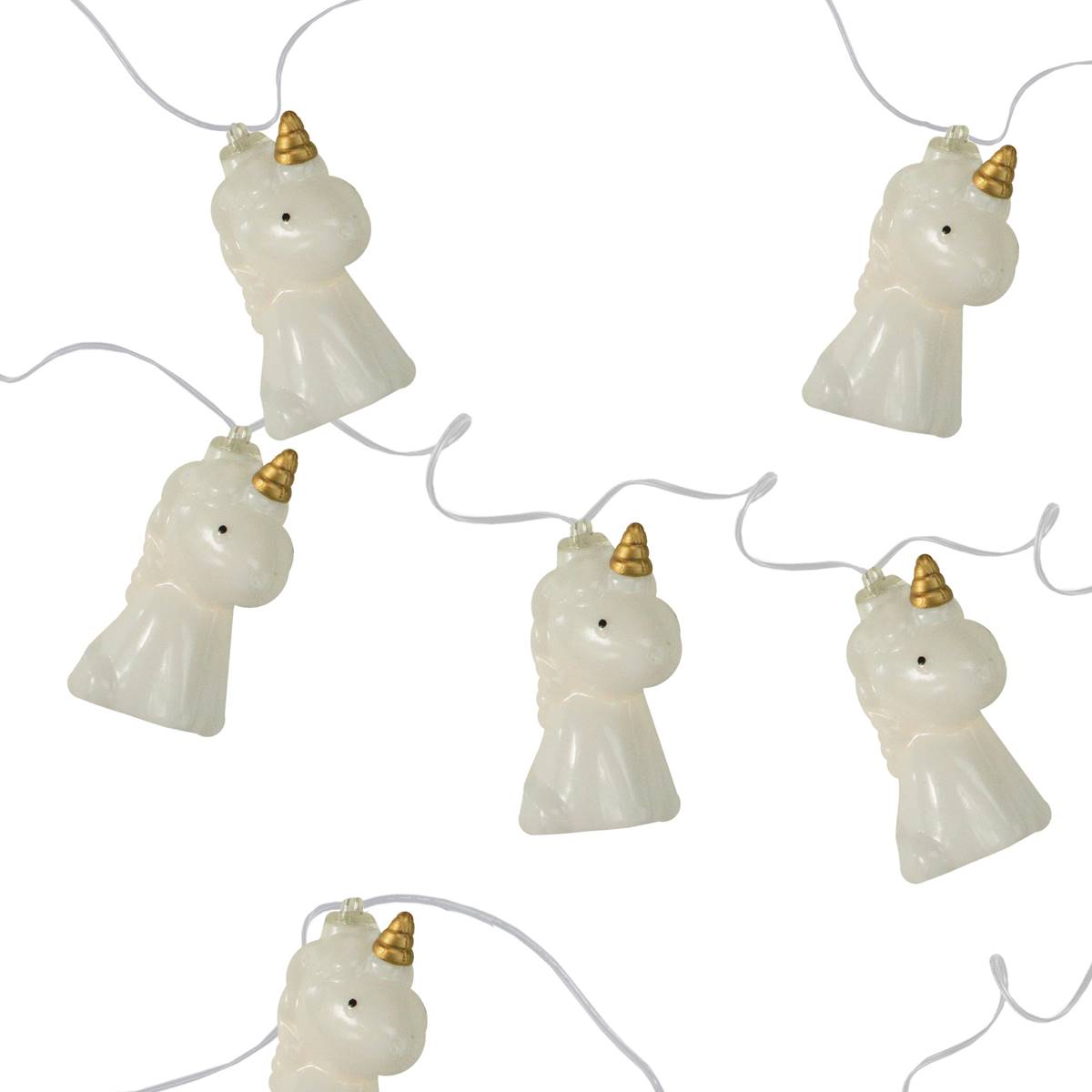 Northlight Seasonal 10pk. 4.5ft. Unicorn Summer LED String Lights