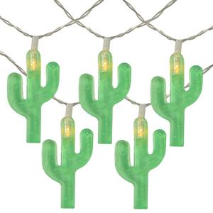 Northlight 10pk. 4.5ft. Cactus Summer LED String Lights