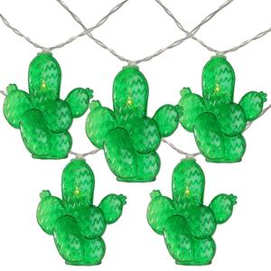 Northlight 10ct. Green Prickly Pear Cactus LED String Lights