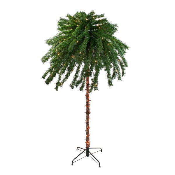 Northlight 4ft. Pre-Lit Tropical Christmas Artificial Palm Tree