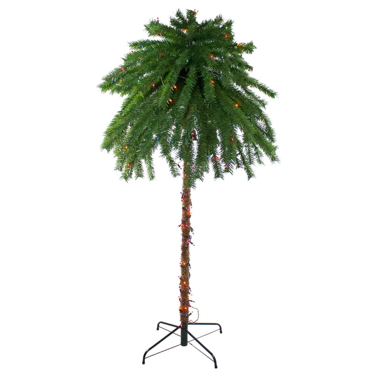 Northlight Seasonal 6in. Pre-Lit Tropical Artificial Palm Tree