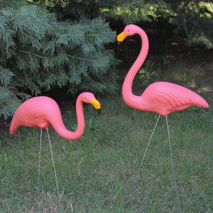 Northlight Tropical Flamingo Lawn Stakes - Set of 2 alternate view