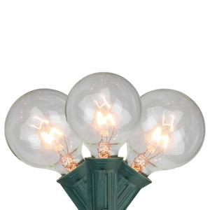 Northlight Clear G50 Globe Patio String Lights Set