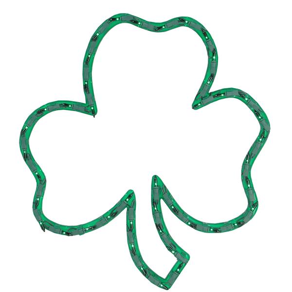 Northlight Lighted Irish Shamrock Window Silhouette