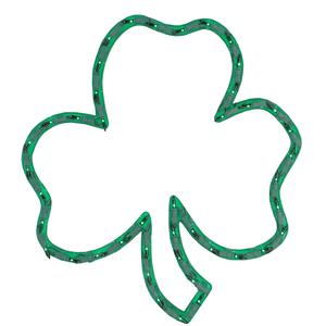 Northlight Lighted Irish Shamrock Window Silhouette