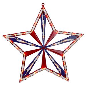 Northlight 14in. 4th of July Star Window Silhouette