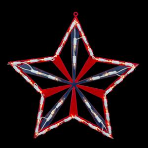 Northlight 14in. 4th of July Star Window Silhouette alternate view