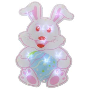 Northlight LED Easter Bunny Window Silhouette