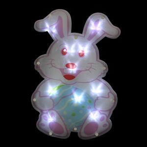 Northlight LED Easter Bunny Window Silhouette alternate view