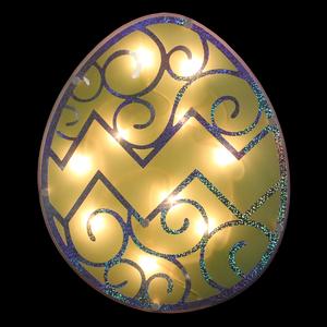 Northlight Green Easter Egg Window Silhouette Decoration alternate view