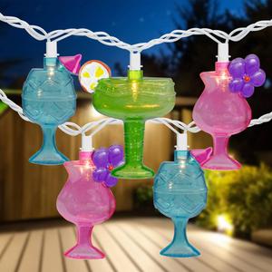 Northlight 7.5ft. Cocktail Glasses Patio Light Set alternate view