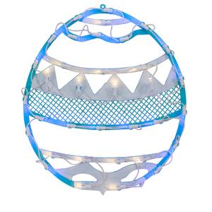 Northlight LED Easter Egg Window Silhouette