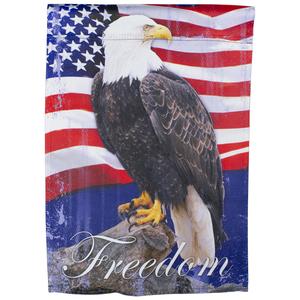 Northlight Bald Eagle Freedom Outdoor Garden Flag