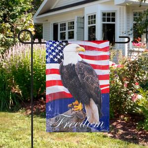 Northlight Bald Eagle Freedom Outdoor Garden Flag alternate view