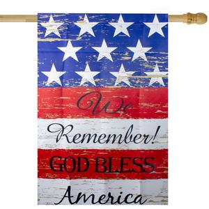 Northlight Patriotic American Outdoor House Flag alternate view