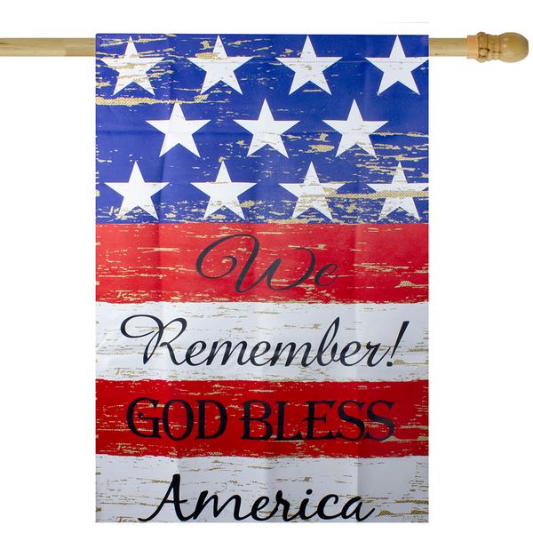 Northlight Patriotic American Outdoor House Flag alternate view