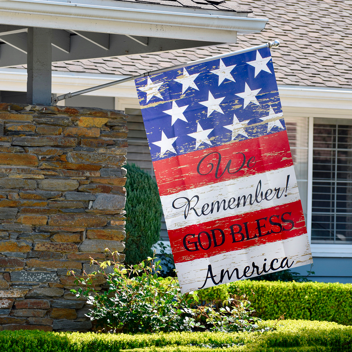 Northlight Seasonal Patriotic American Outdoor House Flag