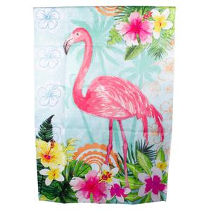 Northlight Tropical Flamingo Spring House Flag alternate view